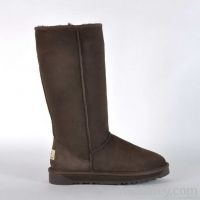 Classic Tall Chocolate sheepskin Boots, snow boot