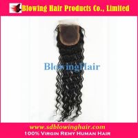 wholesale 18 inch deep wavy hair closure