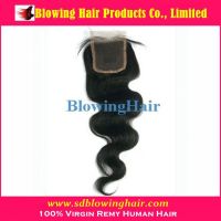 18 inch hot sale human hair lace top closures