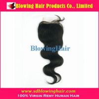 2013 wholesale body wavy lace top closures