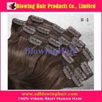 Wholesale Price C381 full head clips in hair extension