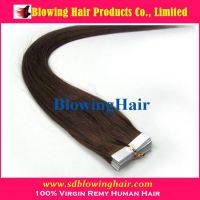 Top quality remy double side tape hair extensions
