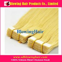 Beautiful Blond color Brazilian Remy Tape Hair Extension