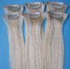 white one piece clip in hair extension