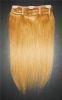 100% Human Hair Clip On Extensions Extension Blonde #27