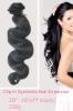 Synthetic hair extension clips in