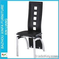 Synthetic PVC leather dining chairs