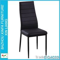 Leather sponge dining chair