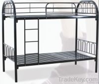 Single bunk metal bed