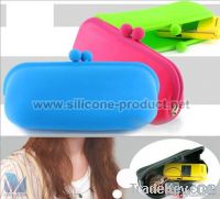 Silicone rubber coin purse for girl