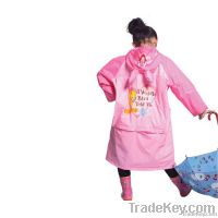 Children Kids girls pvc cartoon raincoat rain coat