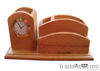 wooden desktop organizer