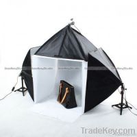 Quick Setup Softbox 60cm Square Light Tent Kit (3 x 150W Bulbs)