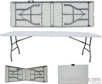 plastic folding table/8ft 240cm folding in half table/banquet catering