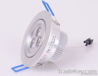 3W, 9W LED downlight, non dimmable led lamp, warm white LED power light