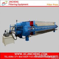 Chamber filter press for wastewater treatment