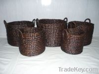 Water hyacinth Round baskets