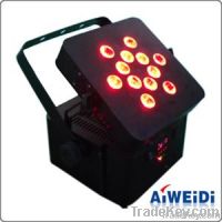 12PCS 3W 3 in 1 battery powered wireless led par light