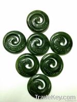 Green Nephrite Jade Pendants