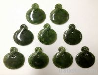 Green Nephrite Jade Pendants
