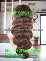 100% top quality 12 inch indian remy hair