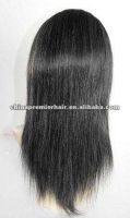 100% top quality 12 inch natural straight glueless wig