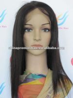100% top quality 10"-20"1B# full lace Wigs