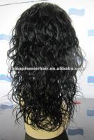 100% top quality Indian remy hair 10 inch loose curl(natural curl) Glueless cap full lace Wigs