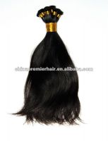 Top Quality Chinese virgin hair12"/14"/16"/18" Natural Color Natural Straight Hand Tied Wefts