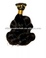 Top Quality Chinese virgin hair12"/14"/16"/18" Natural Color Loose Wavy(natural wave) Hand Tied Wefts