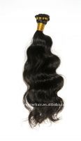 100% Indian virgin remy hair hand tied wefts