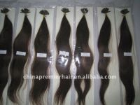 High quality colorful pre-tipped hair extensions in stock