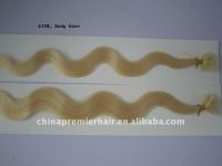 Indian virgin remy hair Pre-tipped hair extensions in stock