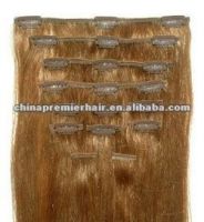 remy clip in hair extension bangs