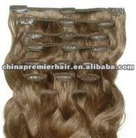 kinky straight clip in hair extensions