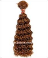 Chiaese virgin hair kinky curl bulk hair