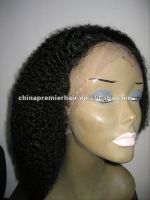 Top quality kinky curly full lace front wigs