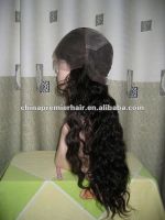 Top quality indian remy full lace front wigs