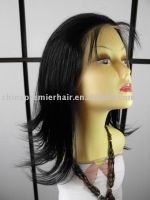 Synthetic lace wig