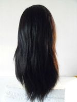Indian remy virgin hair full lace wigs 8''-26'' light yaki dark color in stock for wholesale