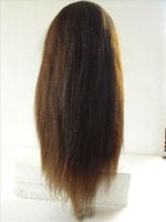 100%Brazilian virgin hair full lace wig 8''-26'' free style dark color in stock for wholesale