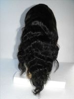 Chinese virgin hair full lace wig 8''-26'' free style dark color in stock for wholesale
