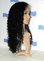 100% human virgin hair full lace wigs 8''-26'' free style dark color in stock for wholesale