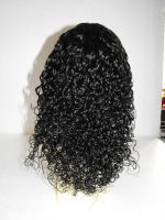 Free style Indian remy hair lae front wig 8''-26'' dark color in stock for wholesale