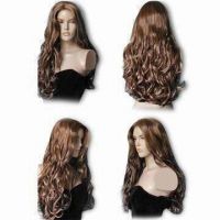 100%Chinese virgin hair full lace wig 8''-26'' free style dark color in stock for wholesale