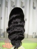 100% Indian Remy Human hair , Body wave 20inch color #1B,off black,full lace wigs