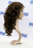 Big beyonce body wave high density Indian remy hair full lace wig in stock list for wholesale
