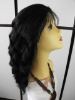 Synthetic hair lace front wig