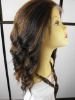 Synthetic hair stock lace wig