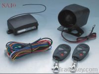 Basic one way car alarm system with built-in shock sensor